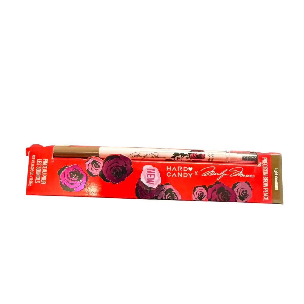 Hard Candy Marilyn Monroe Precision Brow Pencil Women Light/Medium New Brown
